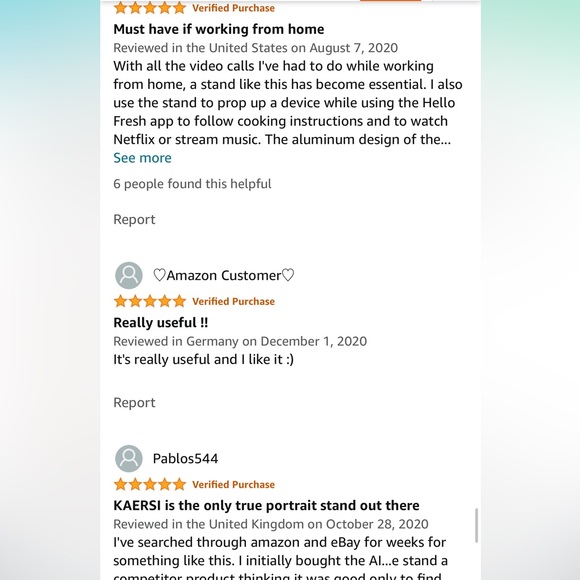 Hands free sturdy Tablet phone adjustable desktop Holder Stand - Silver - Picture 13 of 13